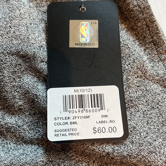 NBA JOGGER / SWEAT PANTS COMFORT FIT ELASTIC WAISTBAND / GRAY / SIZE M - Picture 5 of 8